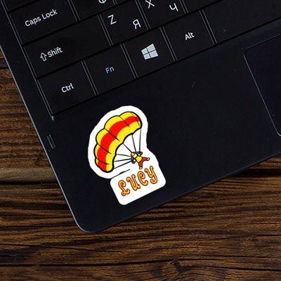 Parachute Sticker Lucy Laptop Image