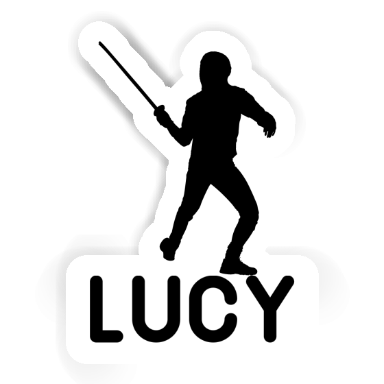 Lucy Sticker Fencer Image