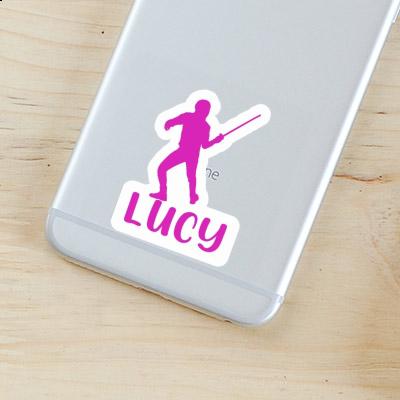 Sticker Lucy Fencer Laptop Image