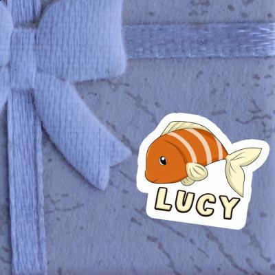 Aufkleber Fisch Lucy Image