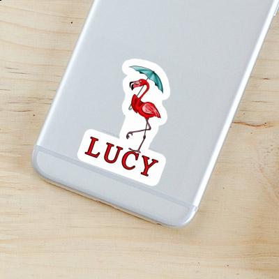 Autocollant Flamant Lucy Gift package Image