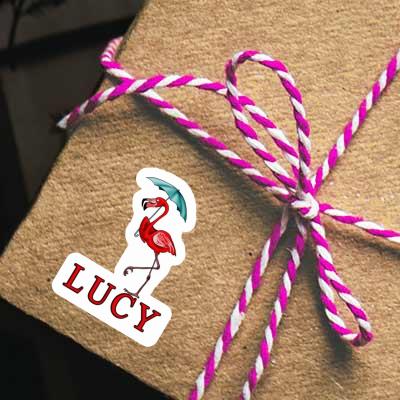 Lucy Sticker Flamingo Gift package Image