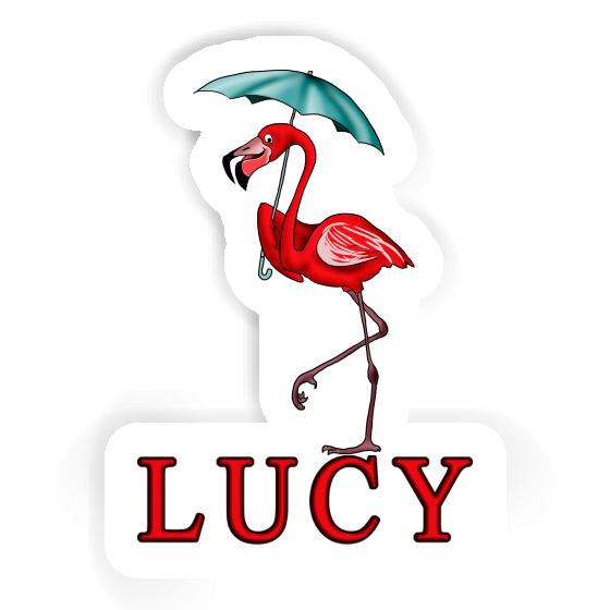 Lucy Sticker Flamingo Image