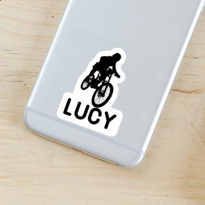 Lucy Sticker Freeride Biker Notebook Image