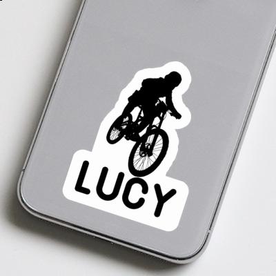 Freeride Biker Autocollant Lucy Notebook Image