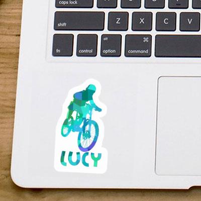 Lucy Aufkleber Freeride Biker Image