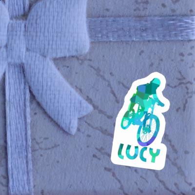 Lucy Autocollant Freeride Biker Notebook Image