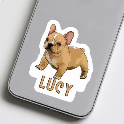 Frenchie Sticker Lucy Notebook Image