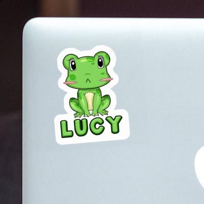 Frog Sticker Lucy Laptop Image