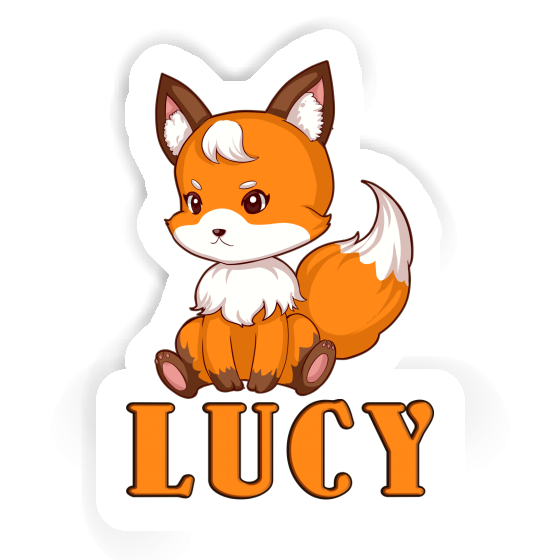 Fuchs Aufkleber Lucy Image