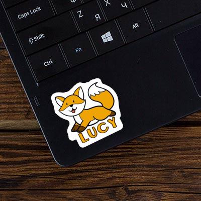 Sticker Lucy Fox Laptop Image