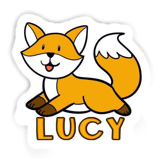 Sticker Lucy Fox Laptop Image