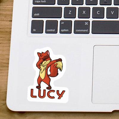 Dabbing Fox Sticker Lucy Image