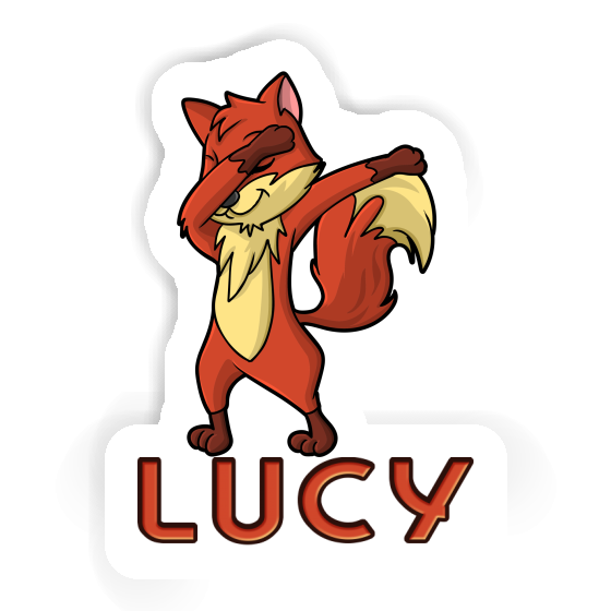 Dabbing Fox Sticker Lucy Gift package Image