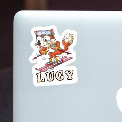 Lucy Sticker Skifahrer Image