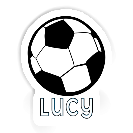 Aufkleber Lucy Fussball Notebook Image