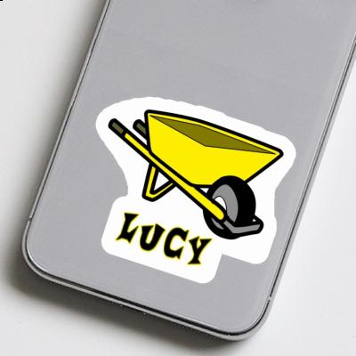 Wheelbarrow Sticker Lucy Image