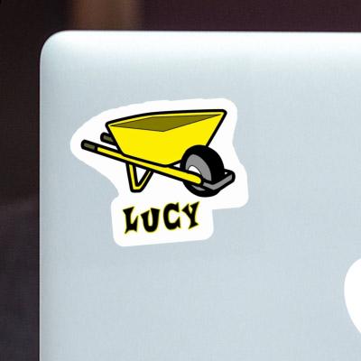 Wheelbarrow Sticker Lucy Notebook Image