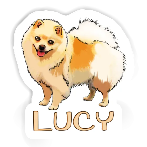 German Spitz Sticker Lucy Notebook Image