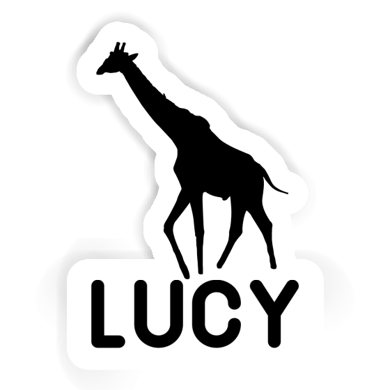 Autocollant Lucy Girafe Notebook Image