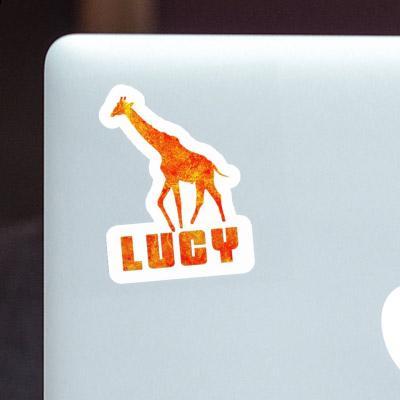 Aufkleber Lucy Giraffe Laptop Image