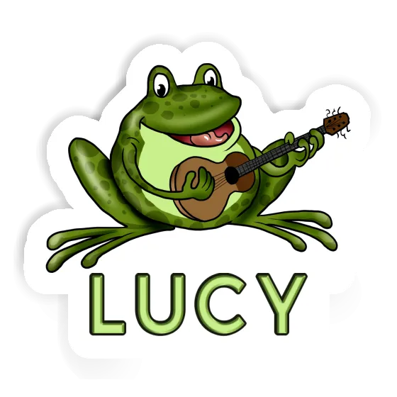 Autocollant Grenouille à guitare Lucy Gift package Image