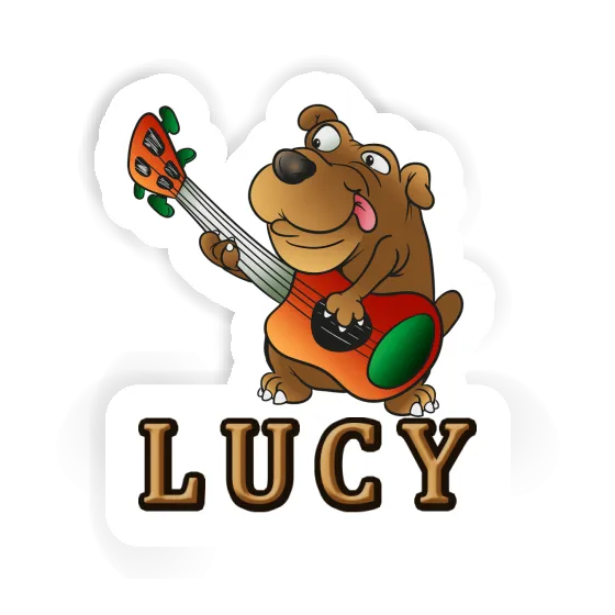 Autocollant Lucy Guitariste Gift package Image