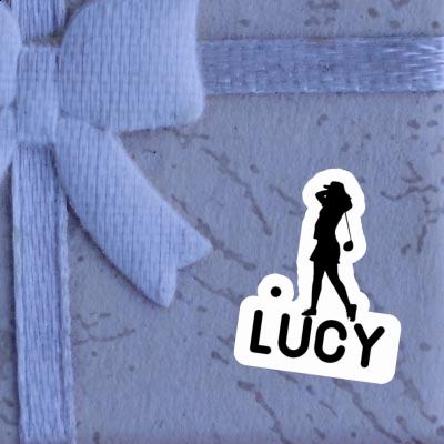 Golfer Sticker Lucy Image