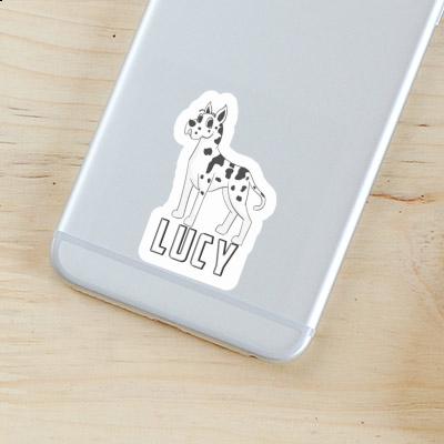 Great Dane Dog Sticker Lucy Gift package Image