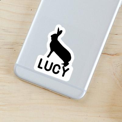 Lucy Autocollant Lapin Image