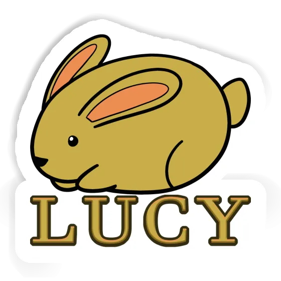 Autocollant Lucy Lapin Laptop Image