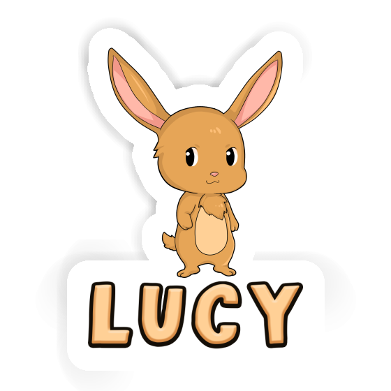 Sticker Easter Bunny Lucy Laptop Image