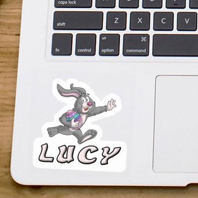 Sticker Lucy Rugby rabbit Gift package Image