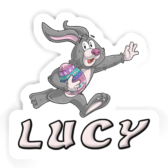 Lucy Autocollant Lapin de Pâques Gift package Image