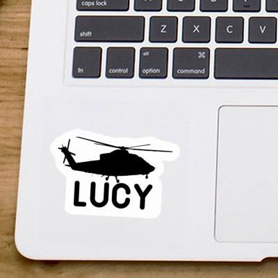 Helicopter Sticker Lucy Image