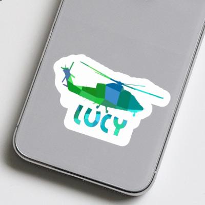 Sticker Lucy Helicopter Notebook Image