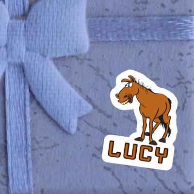 Horse Sticker Lucy Notebook Image