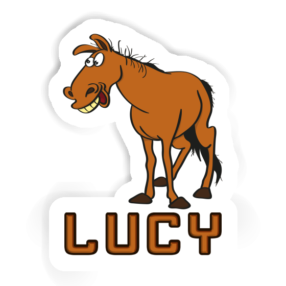 Autocollant Cheval Lucy Image