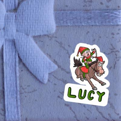 Sticker Lucy Weihnachtspferd Image