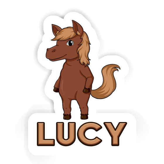 Autocollant Cheval Lucy Laptop Image