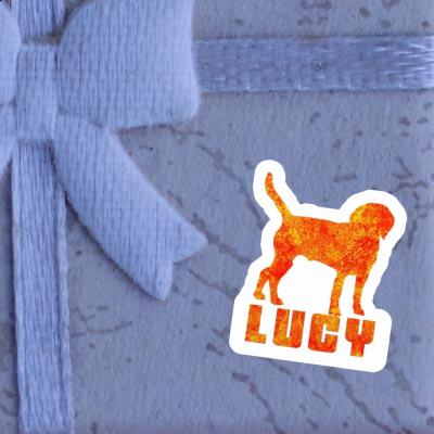 Hund Sticker Lucy Notebook Image