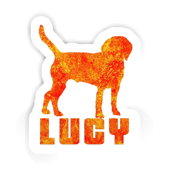 Lucy Sticker Dog Notebook Image