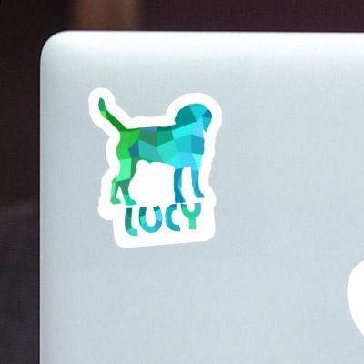 Lucy Sticker Hound Laptop Image