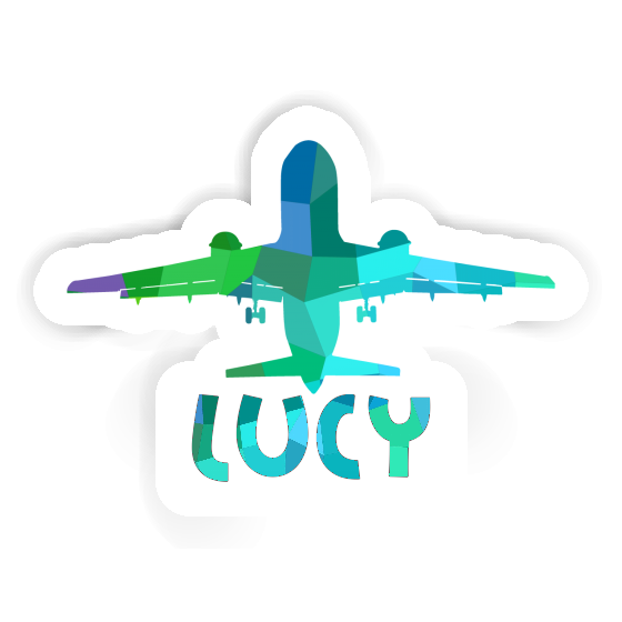 Autocollant Lucy Jumbo-Jet Notebook Image