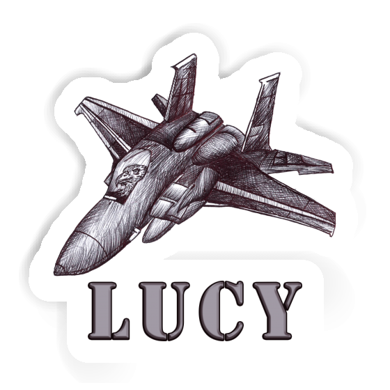 Sticker Lucy Plane Image