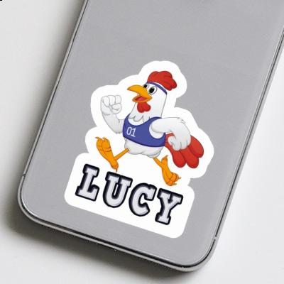 Lucy Sticker Chicken Laptop Image