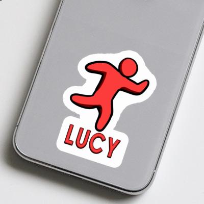 Sticker Lucy Runner Laptop Image