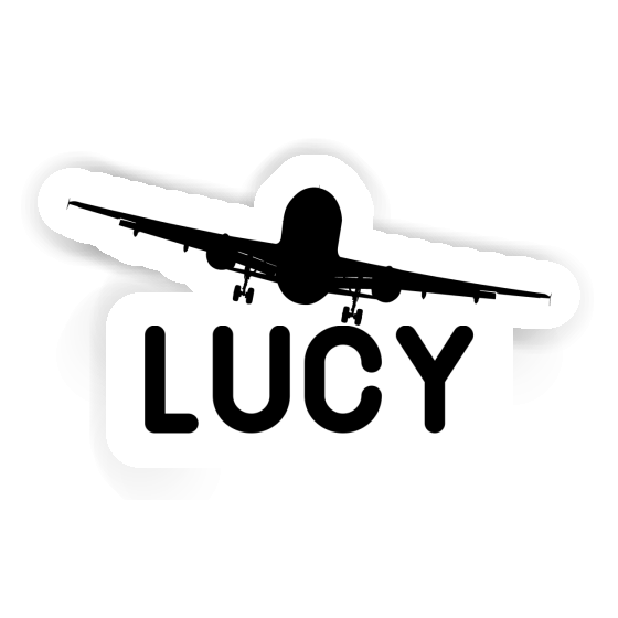 Airplane Sticker Lucy Image