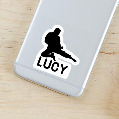 Karateka Sticker Lucy Notebook Image