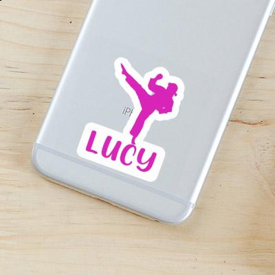 Lucy Sticker Karateka Notebook Image